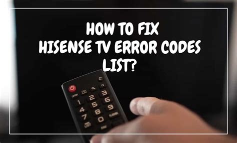 Satellite TV error codes and troubleshoo